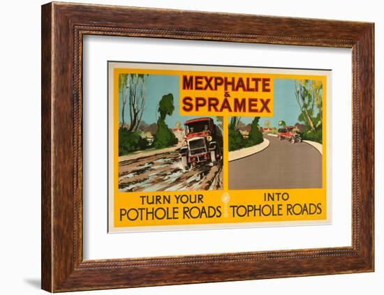 Shell Mexhalte & Spramex-null-Framed Art Print