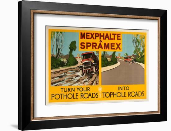 Shell Mexhalte & Spramex-null-Framed Art Print