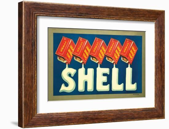 Shell Motor Spirit-null-Framed Art Print