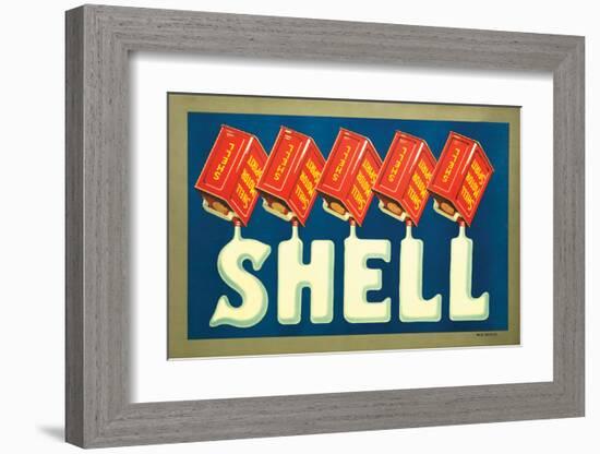 Shell Motor Spirit-null-Framed Art Print