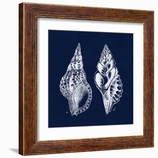 Shell Negative I-N. Harbick-Framed Art Print