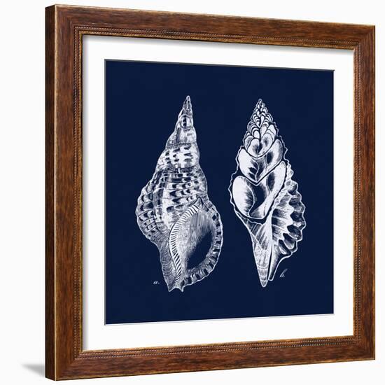 Shell Negative I-N. Harbick-Framed Art Print