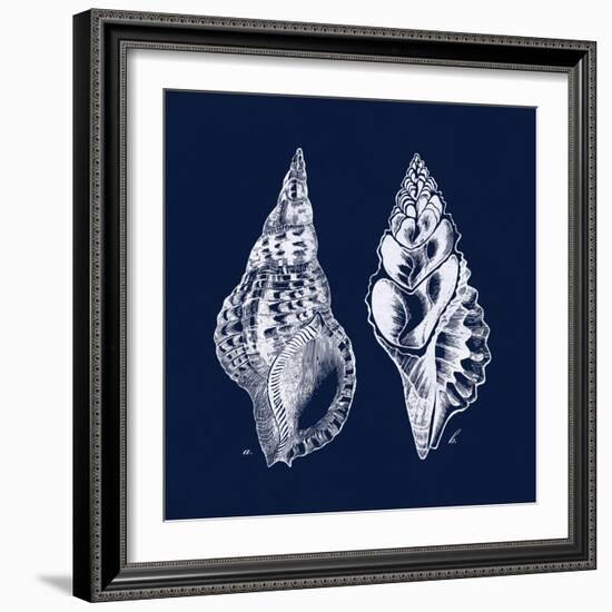 Shell Negative I-N. Harbick-Framed Art Print