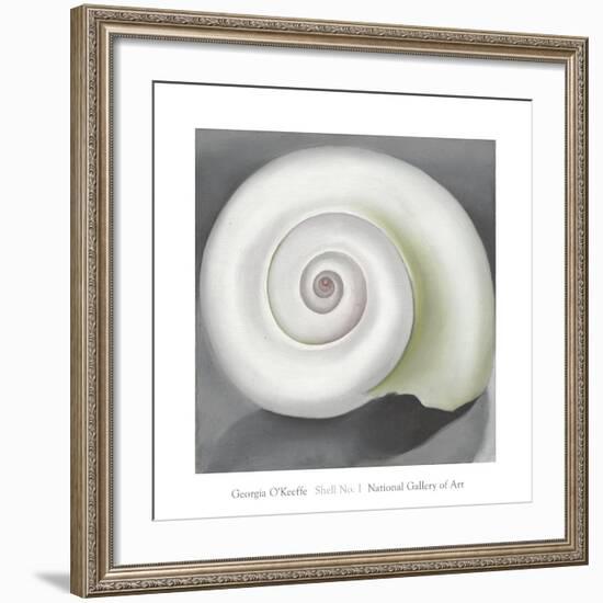 Shell No. I, 1928-Georgia O'Keeffe-Framed Art Print