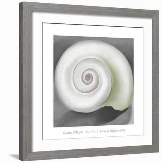 Shell No. I, 1928-Georgia O'Keeffe-Framed Art Print