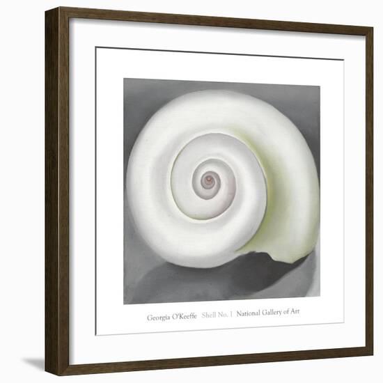 Shell No. I, 1928-Georgia O'Keeffe-Framed Art Print