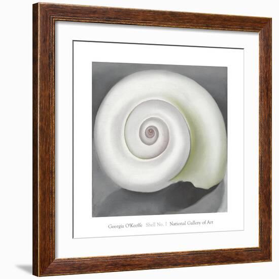 Shell No. I, 1928-Georgia O'Keeffe-Framed Art Print