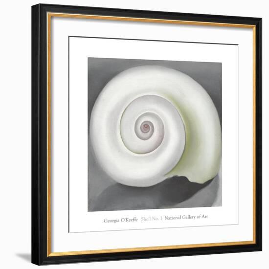 Shell No. I, 1928-Georgia O'Keeffe-Framed Art Print