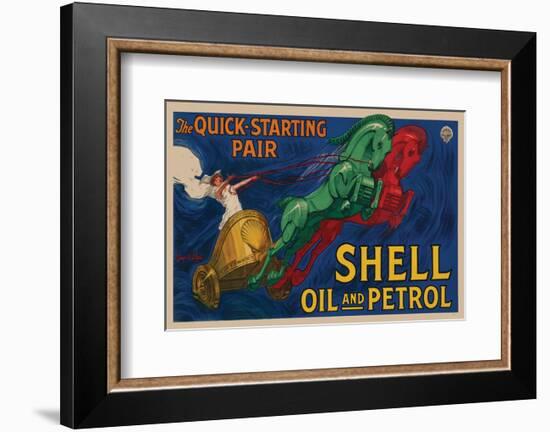 Shell Oil and Petrol-null-Framed Premium Giclee Print