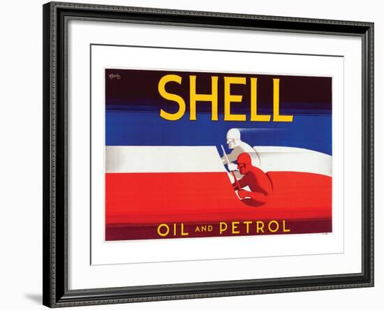 Shell Oil and Petrol-null-Framed Premium Giclee Print