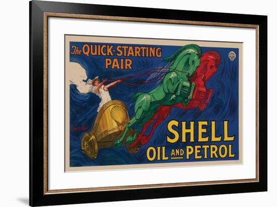 Shell Oil and Petrol-null-Framed Premium Giclee Print