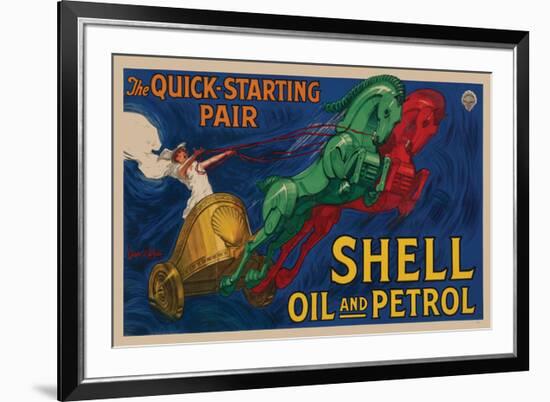 Shell Oil and Petrol-null-Framed Premium Giclee Print