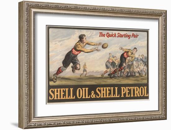 Shell Oil & Shell Petrol-null-Framed Art Print