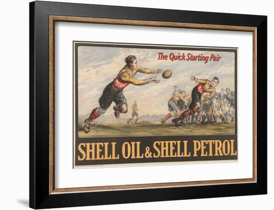 Shell Oil & Shell Petrol-null-Framed Art Print