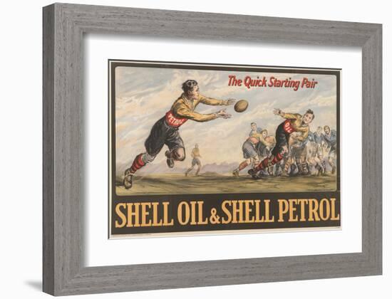 Shell Oil & Shell Petrol-null-Framed Art Print