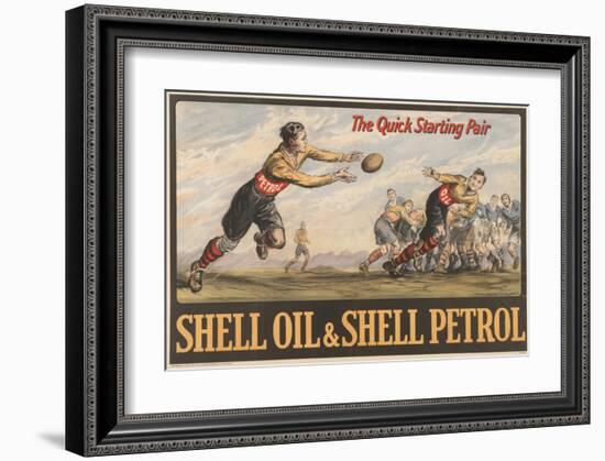 Shell Oil & Shell Petrol-null-Framed Art Print