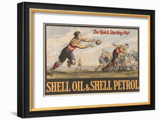 Shell Oil & Shell Petrol-null-Framed Art Print