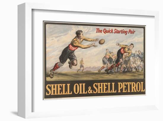 Shell Oil & Shell Petrol-null-Framed Art Print