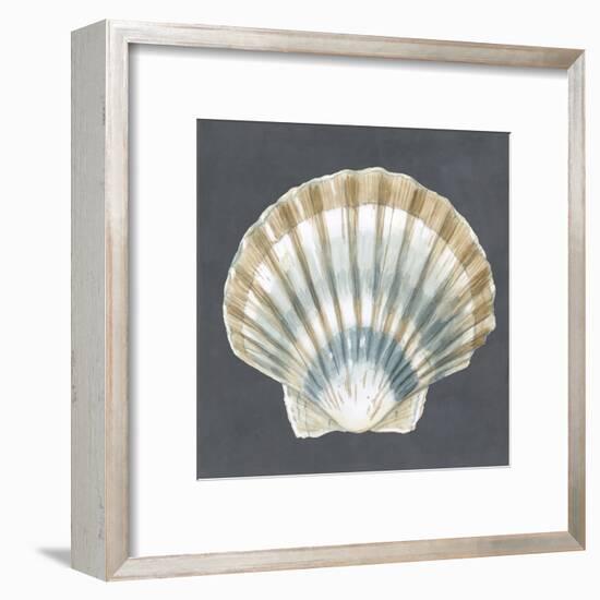 Shell on Slate III-Megan Meagher-Framed Art Print