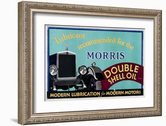Shell Recommended for Morris-null-Framed Art Print