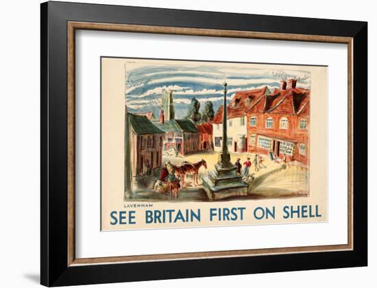 Shell See Britain Lavenham-null-Framed Art Print