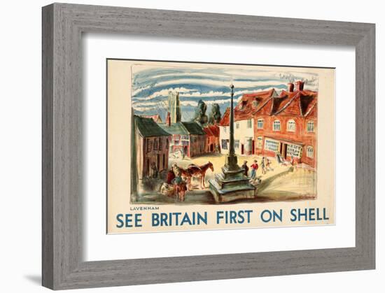 Shell See Britain Lavenham-null-Framed Art Print