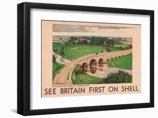 Shell See Britain Oxfordshire-null-Framed Art Print