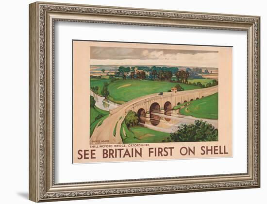 Shell See Britain Oxfordshire-null-Framed Art Print