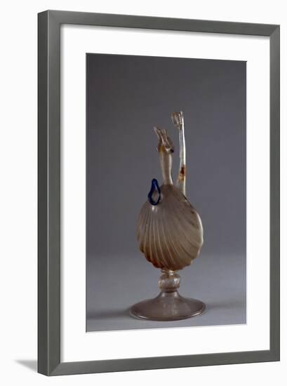 Shell-Shaped Glass Oil Lamp-null-Framed Giclee Print