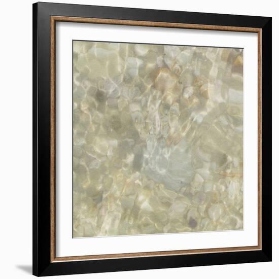 Shell Squares III-Pam Ilosky-Framed Art Print