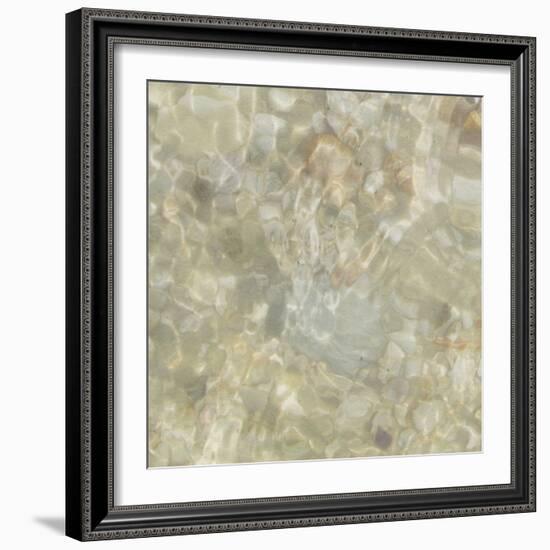 Shell Squares III-Pam Ilosky-Framed Art Print