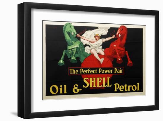 Shell the Perfect Power Pair-null-Framed Art Print