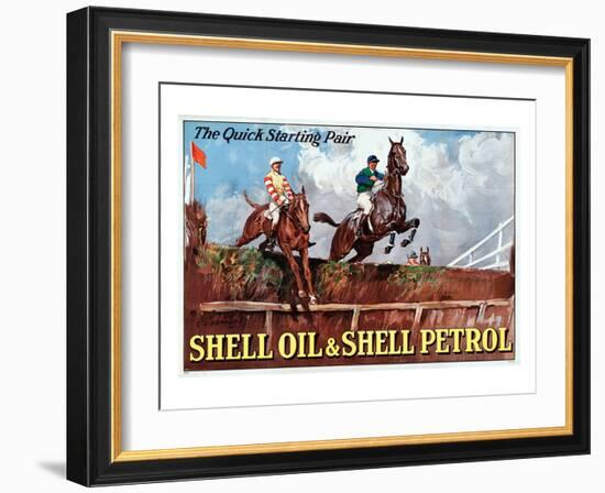 Shell the Quick Strating Pair-null-Framed Art Print