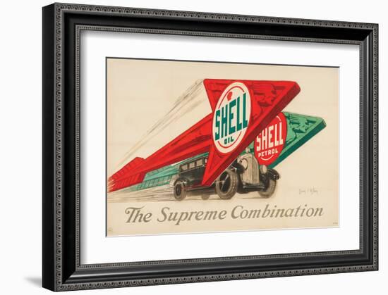 Shell the Supreme Combination-null-Framed Art Print