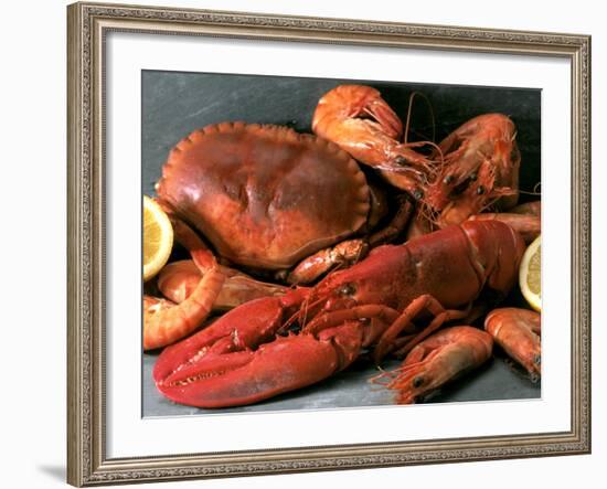 Shellfish Still Life-Steven Morris-Framed Photographic Print