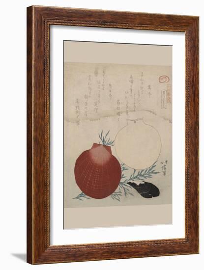 Shellfish-Totoya Hokkei-Framed Art Print