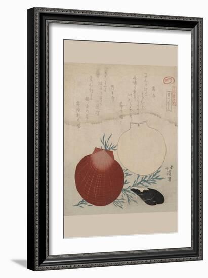 Shellfish-Totoya Hokkei-Framed Art Print