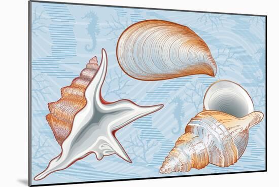 Shells-Milovelen-Mounted Art Print