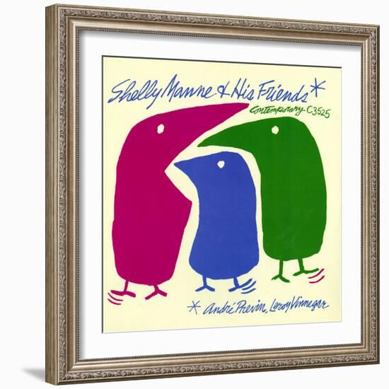Shelly Manne - Shelly Manne and His Friends-null-Framed Art Print