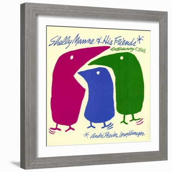 Shelly Manne - Shelly Manne and His Friends-null-Framed Art Print