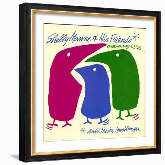 Shelly Manne - Shelly Manne and His Friends-null-Framed Art Print