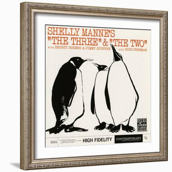 Shelly Manne, "The Three" and "The Two"-null-Framed Art Print