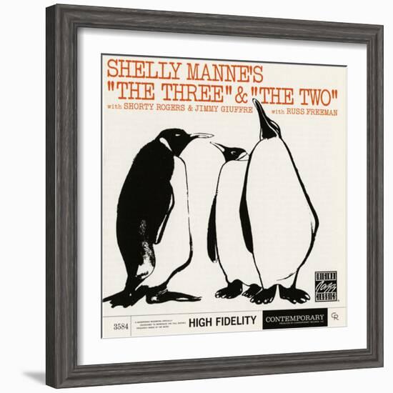 Shelly Manne, "The Three" and "The Two"-null-Framed Art Print