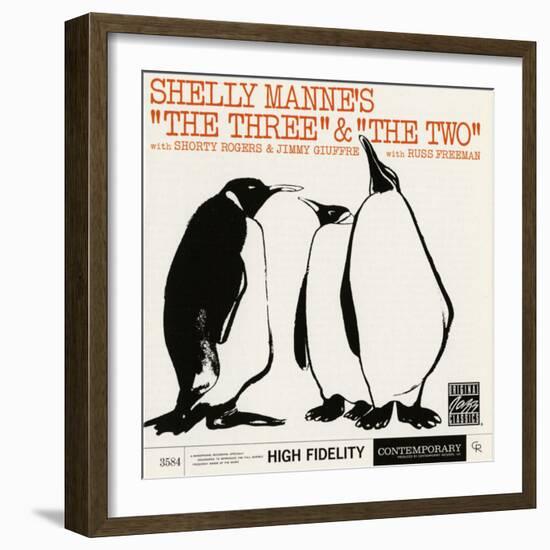 Shelly Manne, "The Three" and "The Two"-null-Framed Art Print