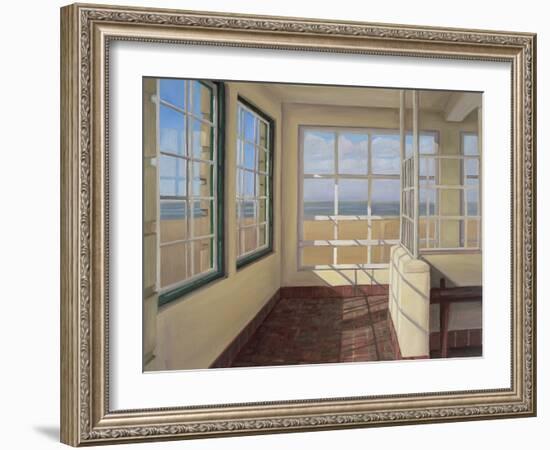 Shelter, Winter Light, Weston-Super-Mare, 2007-Peter Breeden-Framed Giclee Print