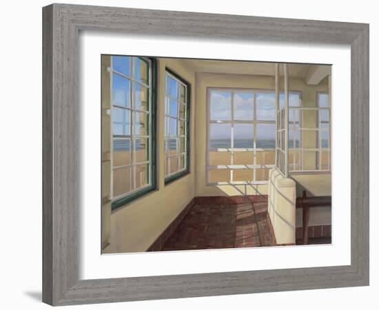 Shelter, Winter Light, Weston-Super-Mare, 2007-Peter Breeden-Framed Giclee Print