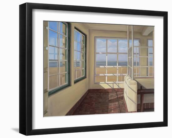 Shelter, Winter Light, Weston-Super-Mare, 2007-Peter Breeden-Framed Giclee Print