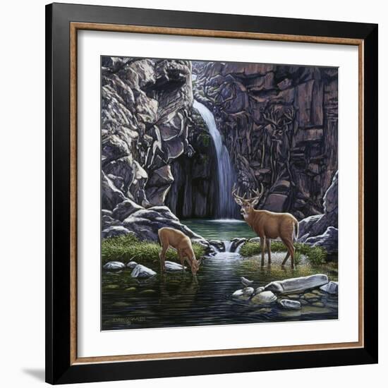 Sheltered Cove-John Van Straalen-Framed Giclee Print