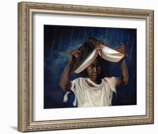 Sheltered-Edwin Lester-Framed Art Print