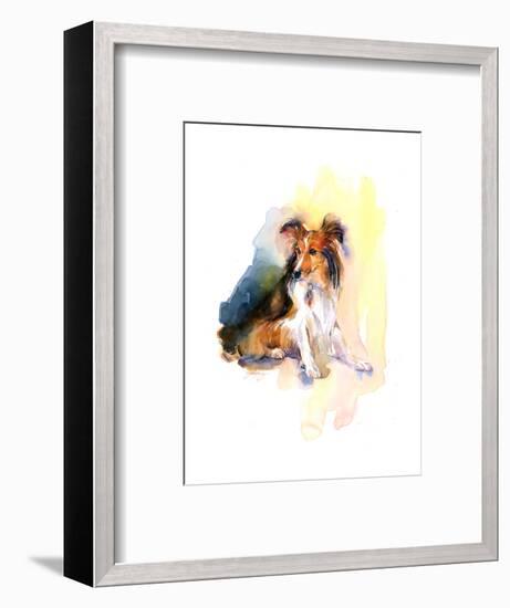 Sheltie Portrait, 2015-John Keeling-Framed Giclee Print